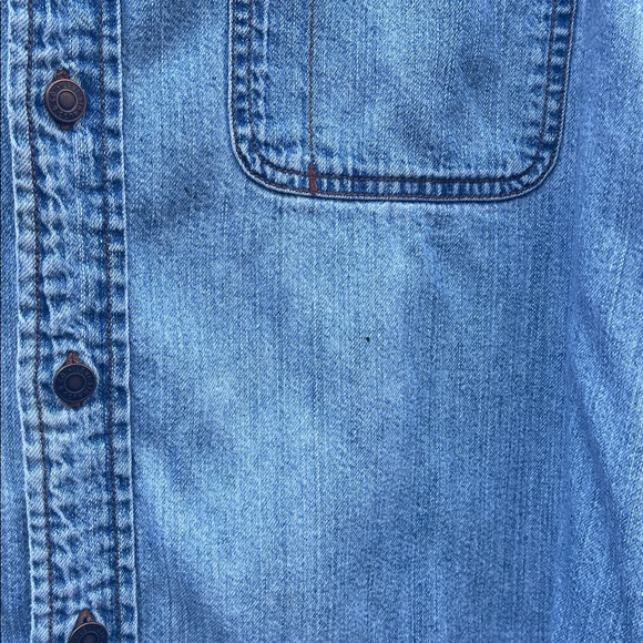 Vintage Levi's Men’s Classic Blue Denim Shirt Size: 2XL - Picture 12 of 12